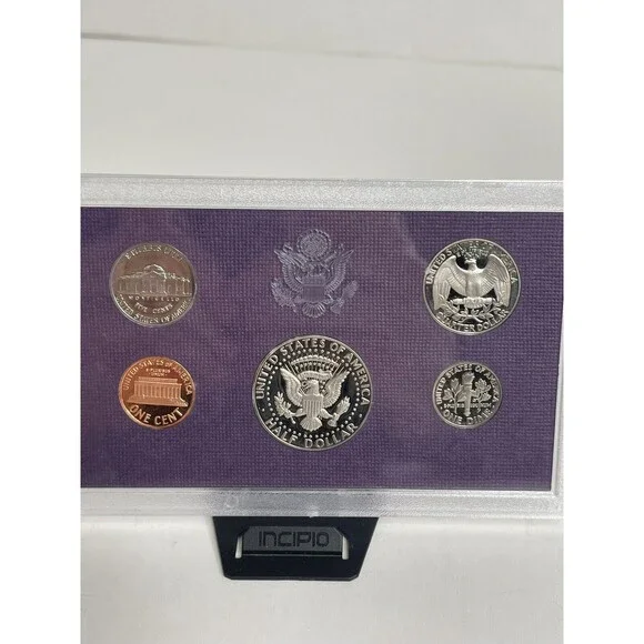 1987 S PROOF Set in Original Box US Mint with COA (5 Coin Set) - Picture 3 of 4